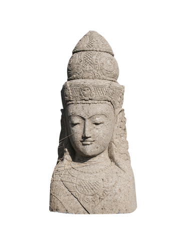 Tête de Shiva - H 125 x 50 x 30