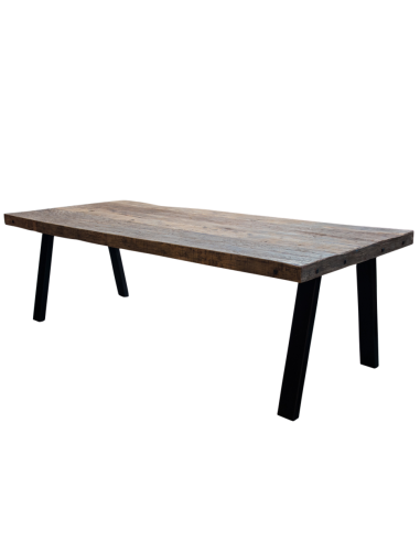 Table avec plateau en bois massif