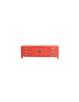 TV-Schrank „Bao“ – Rot