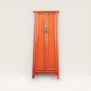 Petite armoire étroite chinoise en orme