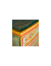 Painted round cabinet 