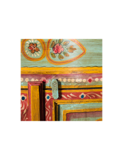 Painted round cabinet 