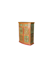 Painted round cabinet 