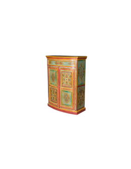 Painted round cabinet 
