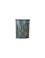 Painted round cabinet 
