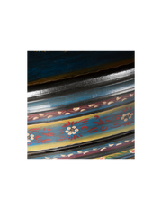Painted round cabinet 