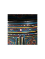 Painted round cabinet 