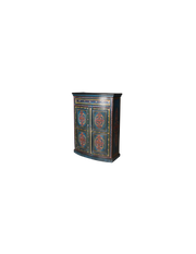 Painted round cabinet 