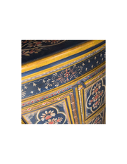 Painted round cabinet 