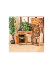 Kommode aus recyceltem Holz „Kamini“