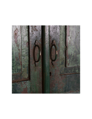 Antikes, bemaltes Fenster – Einzelstück