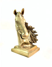 Tête de cheval en bronze