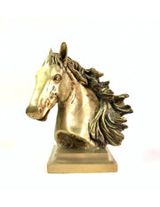 Tête de cheval en bronze