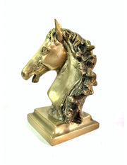 Tête de cheval en bronze