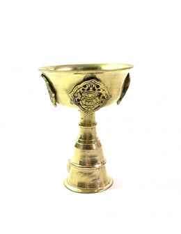 Nachbildung der goldenen Butterlampe mit 4 Siegeln - H15x11 cm