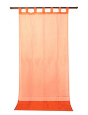 Vorhang aus Seidenorganza - Orange