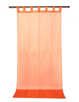 Silk organza curtain - Orange