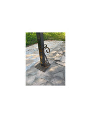 Pergola in rectangular wrought iron