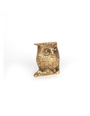 Bronze owl statuette