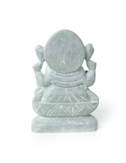 Varanasier Speckstein-Ganesh-Statue
