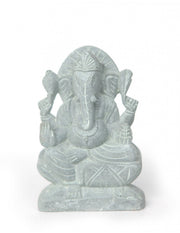 Varanasier Speckstein-Ganesh-Statue