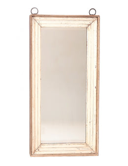 Old white mirror