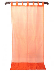Vorhang aus Seidenorganza - Orange
