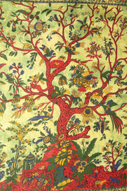Tree of Life Green Bedspread