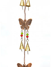 Glockenspiel, Kette, Schmetterling - Kupfer