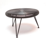 2 nesting metal coffee tables