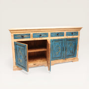 Sideboard aus geschnitztem Akazienholz