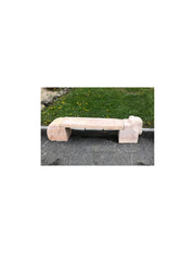 Elephant Trunk Down Stone Bench