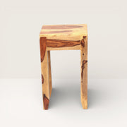 Set of nesting tables in recycled sheesham wood