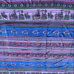 Indian Royal Procession Bedspread