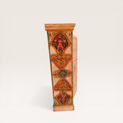 Small Tibetan painted wooden cabinet