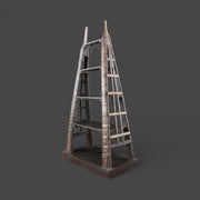 Étagère pyramidale ancienne charrette - Bois recyclé