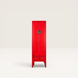 armoire étroite chinoise en orme