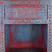 Antique wooden bookshelf