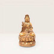 Bronze-Buddha „Abhaya-Mudra“