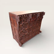 Indian wedding chest DAMCHIYA – TEAK