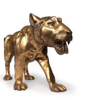 Bronze statue Standing Tiger