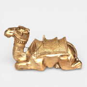 Bronzestatuette eines liegenden Kamels