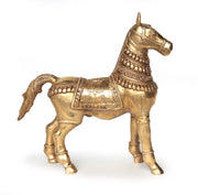 Bronze standing horse