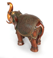 Bronze elephant statuette