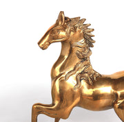 Galloping horse bronze