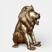 Bronze Sitting Lion - Large