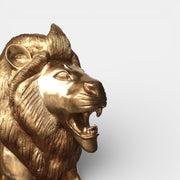Bronze Sitting Lion - Large