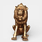 Bronze Sitting Lion - Large