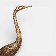 Red-crowned crane with straight neck