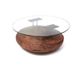 Rajasthani cartwheel coffee table